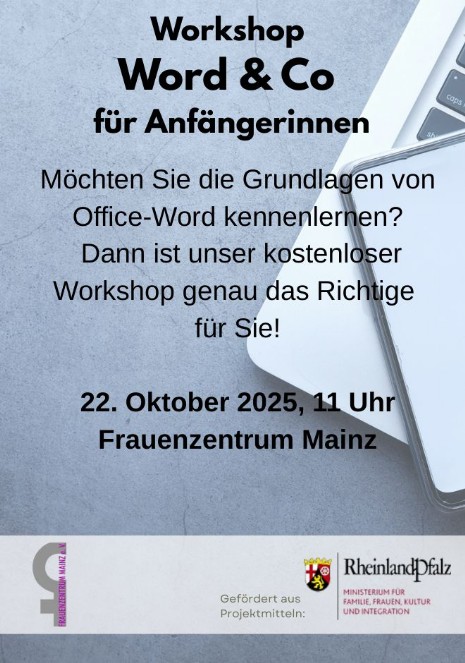 [Workshop] Word & Co für Anfängerinnen