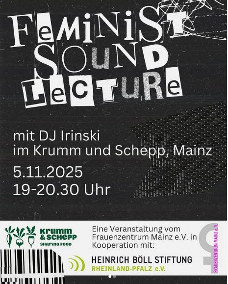 Feminist Sound Lecture mit DJ Irinski