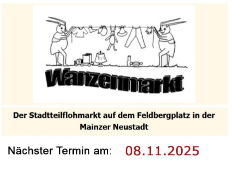 Wanzenmarkt auf dem Feldbergplatz
