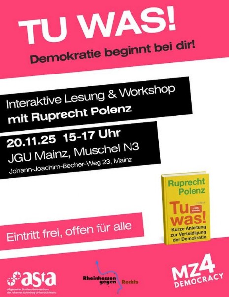 Tu was! Demokratie beginnt bei dir!