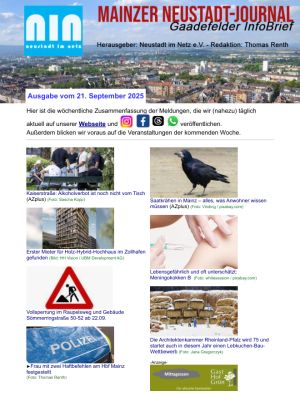 Das Mainzer Neustadt-Journal als PDF abrufbar