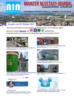 Das Mainzer Neustadt-Journal als PDF abrufbar