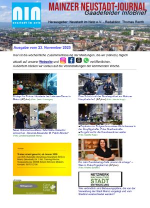 Das Mainzer Neustadt-Journal als PDF abrufbar