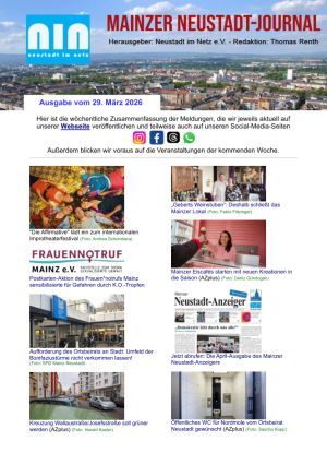 Das Mainzer Neustadt-Journal als PDF abrufbar