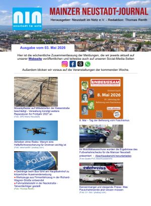 Das Mainzer Neustadt-Journal als PDF abrufbar